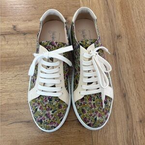 Anthropologie Floral Sneakers Women’s Size 37